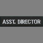 Asst Director  1" x 4"