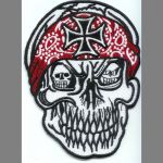 Skull w/Iron Cross 3.75" x 5.5"