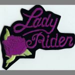 Lady Rider - Purple 2" x 2 7/8"