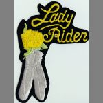 Lady Rider - Yellow 2 7/8" x 4"