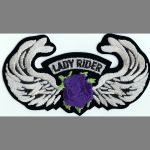 Lady Rider - Purple 2 1/2" x 4 1/2"