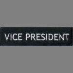Vice President 1" x 4"