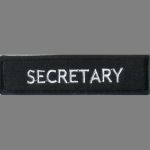 Secretary 1" x 4"