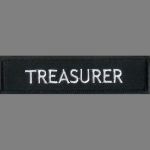 Treasurer 1" x 4"