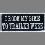 I Rode My Bike To Trailer Week 1 3/4" x 4"
