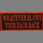 Whatever Blows Your Hair Back 1 3/4" x 4"