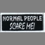 Normal People Scare Me 1.5" x 3.5"