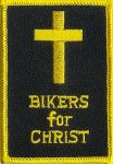Bikers for Christ with Cross 2" x 3"