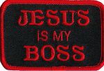 Jesus Is My Boss 2" x 3"