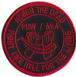 Honor the Dead Fight Like Hell for the Living (Red) 3" Diameter
