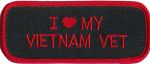 I Love My Vietnam Vet 1 1/2" x 4"