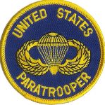 Unites States Paratrooper 3" Diameter