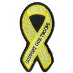 Support Our Troops - Yellow Ribbon 1.75" x 3.5"