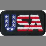 USA w/Stars & Stripes - 2" x 3.75"