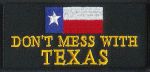 Don't Mess With Texas 2" x 4"
