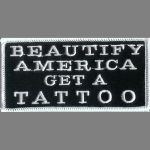 Beautify America Get A Tattoo 2" x 4"