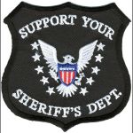 Support Your Sherrifs Dept. 3.25" x 3.25"