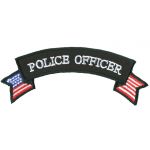 Police Officer Upward Rocker-3"x12"