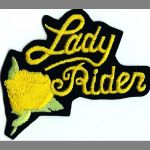 Lady Rider - Yellow 2" x 2 7/8"