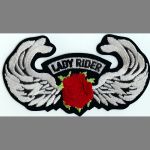 Lady Rider - Red 2 1/2" x 4 1/2"