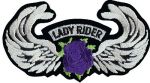 Lady Rider - Purple 5 1/2" x 10 1/2"