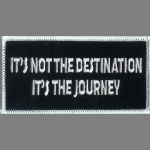 It's Not the Destination It's the Journey 2 1/8" x 4 1/8"