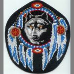 Dream Catcher - Wolf Head 4" x 4 1/2"