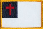 Red Cross Flag 2" x 3"