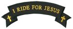 I Ride For Jesus Upward Rocker-1.5"x4"