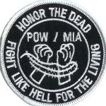 Honor the Dead Fight Like Hell for the Living (White) 3" Diameter