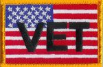 VET American Flag 2" x 3"