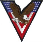 Victory Eagle Stars & Stripes 3 3/4" x 4"