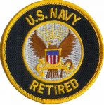 U.S. Navy Retired 3" Diameter