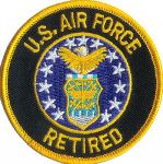 U.S. Air Force Retired 3" Diameter