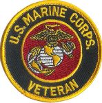 U.S. Marine Corps Veteran 3" Diameter