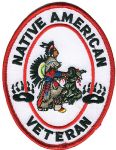 Native American Veteran 4.25" x 3.25"
