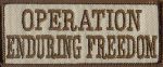 Operation Enduring Freedom 1.5" x 3.5"