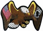 Eagle with Flag & POW MIA 2.25" x 3.25"