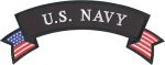US Navy Rocker 3" x 12"