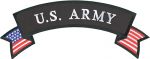 US Army Rocker 3" x 12"