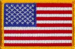USA American Flag 2" x 3 1/4"