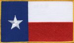 Medium Texas Flag- Gold Border  3" x 5"