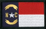North Carolina Flag - 2" x 3"