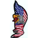 Eagle Head Flag 2" x 4"
