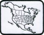 North America 4" x 5.25"