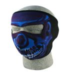 Blue Chrome Skull