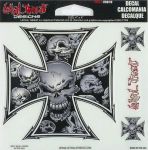 Grey Skull Cross