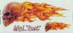 Flaming Skull - Left Design