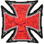 Red Skull Cross