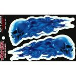 Blue Flame Skulls